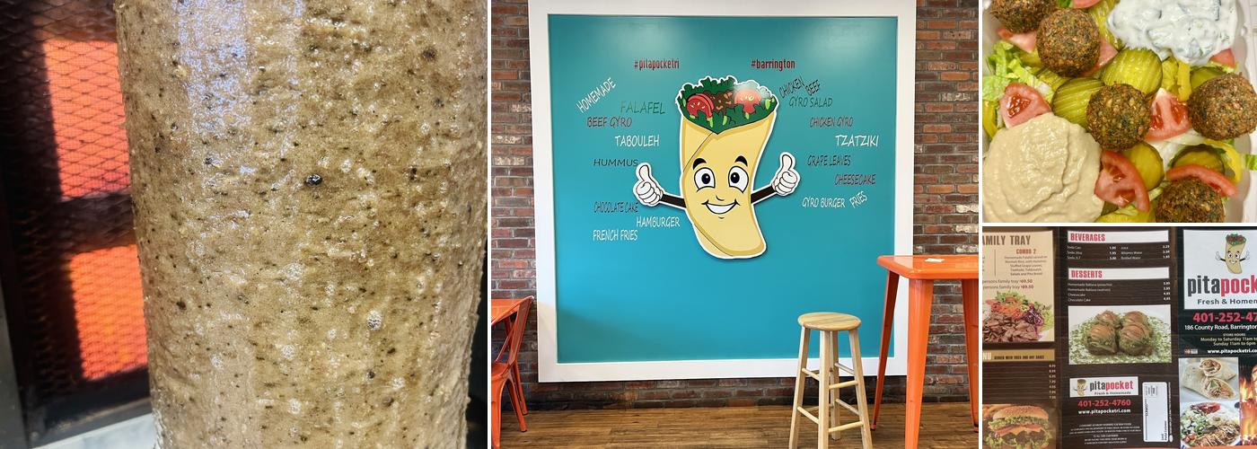 pitapocket + bubbletea Menu