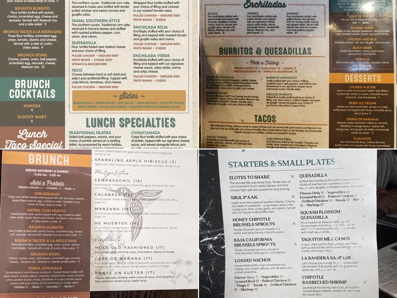 Tepache Mexican Kitchen & Bar Menu