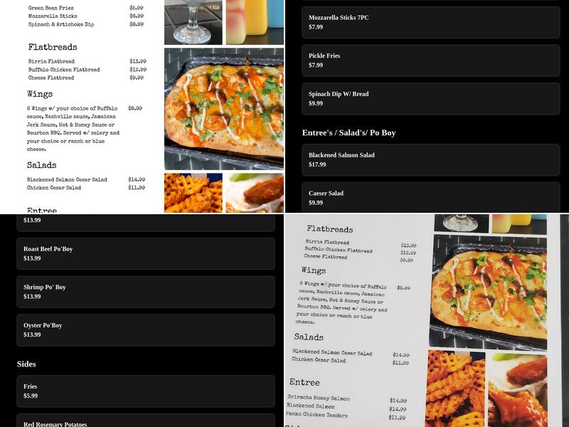 Royal Street MKE Menu