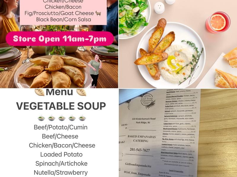 Girl from Empanada Menu