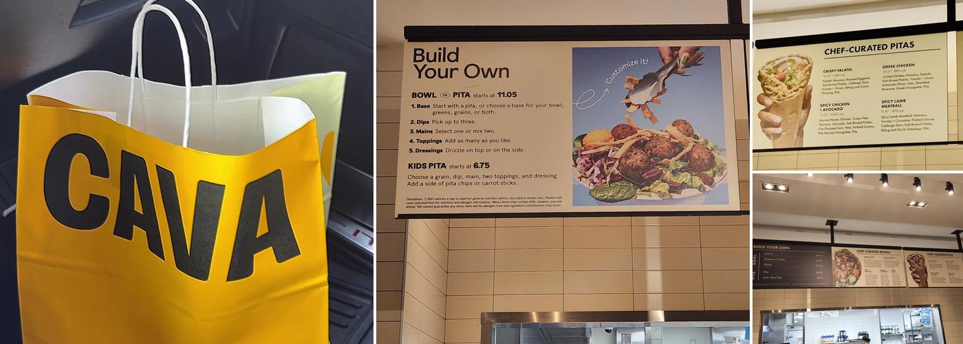 CAVA Menu