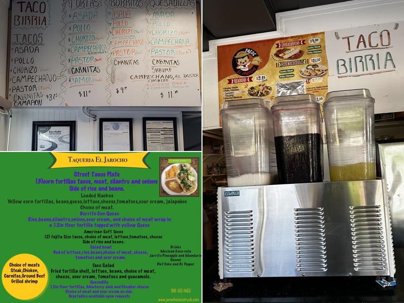 Tacos el jarocho Menu