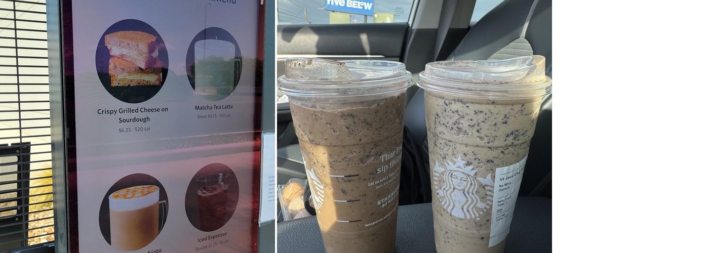 Starbucks Coffee Company Menu