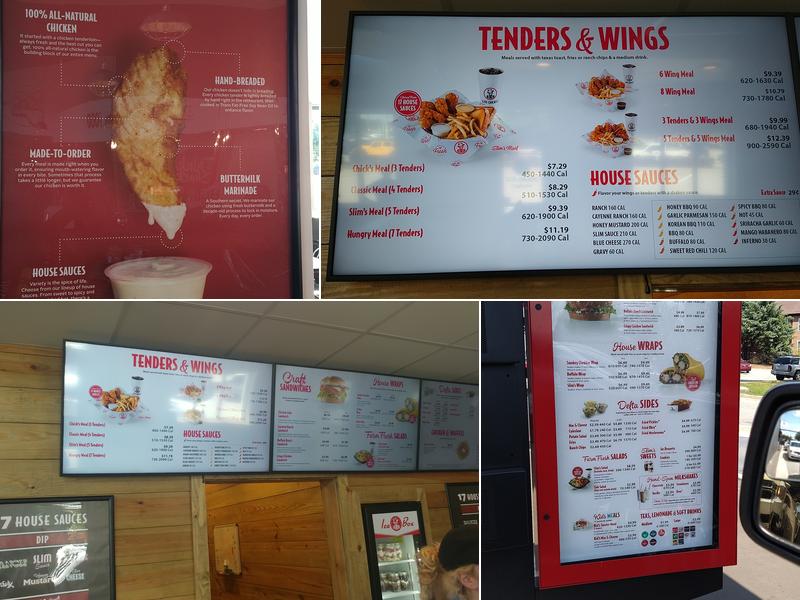 Slim Chickens Menu