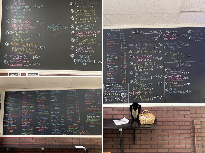 Millz Wad Up Dough! Menu