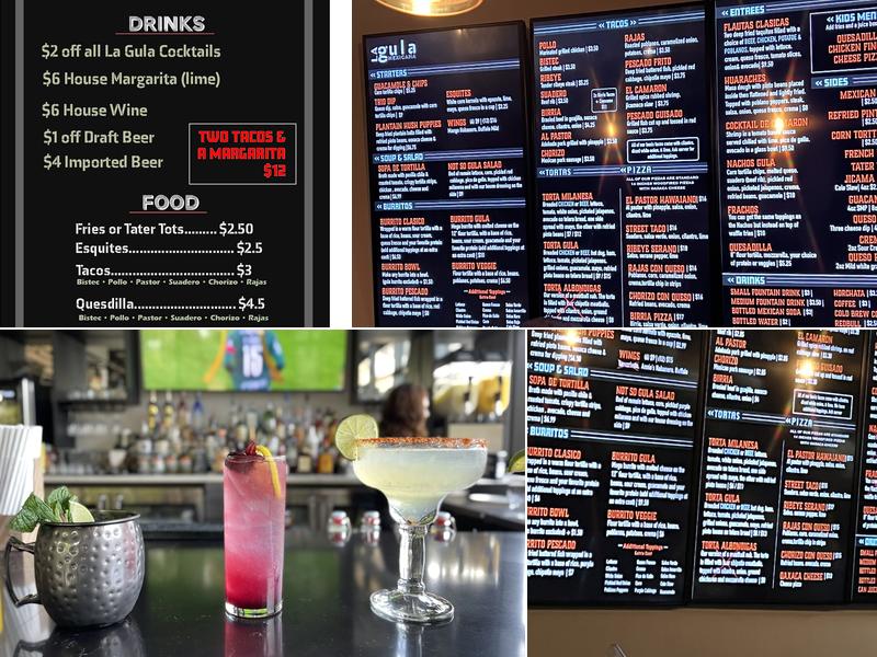 La Gula Mexicana Menu