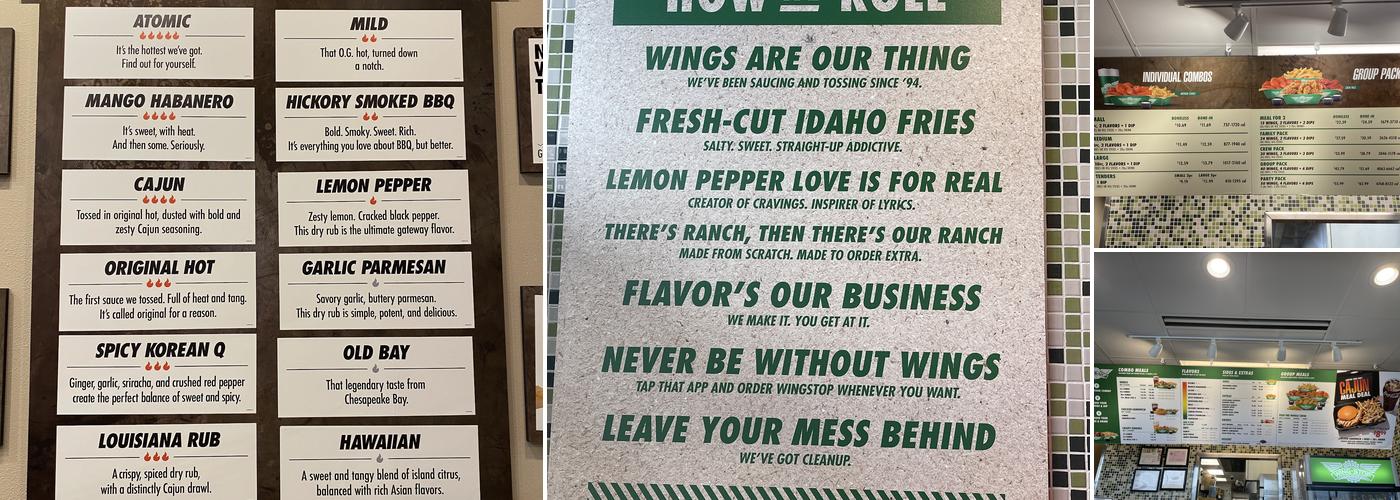 Wingstop Menu