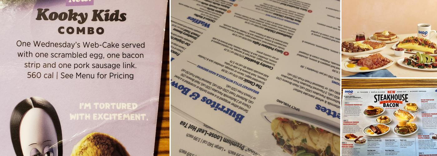 IHOP Menu