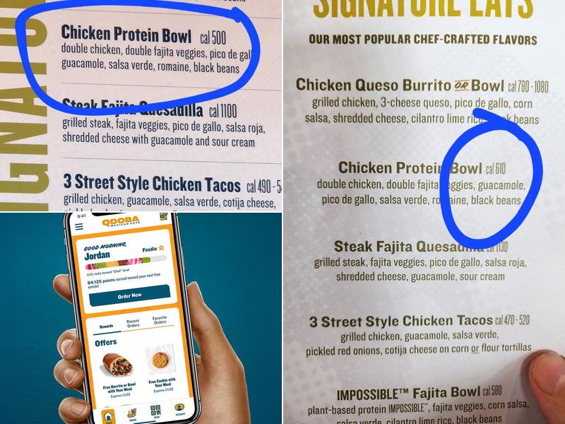 QDOBA Mexican Eats Menu