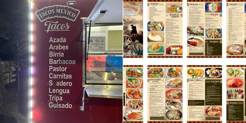 Tacosmexiconwheels Menu