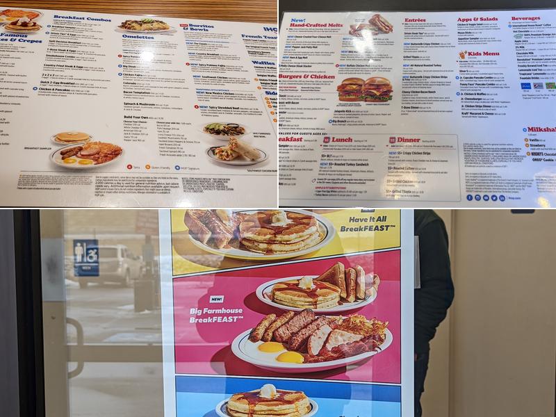 IHOP Menu