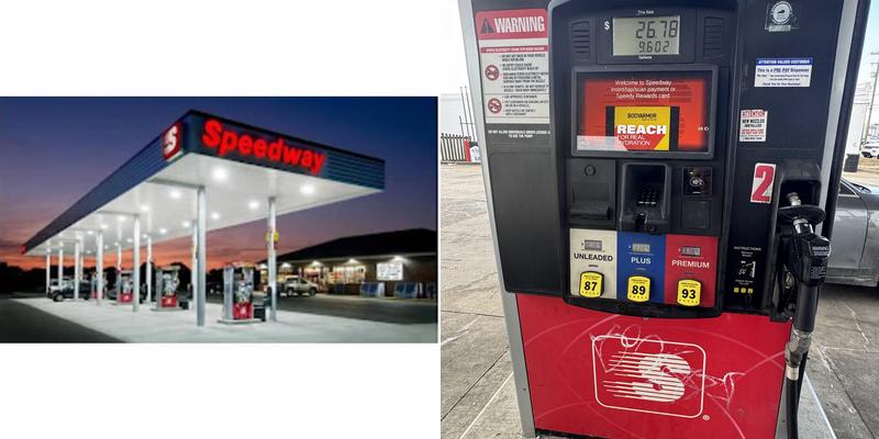 Speedway Menu