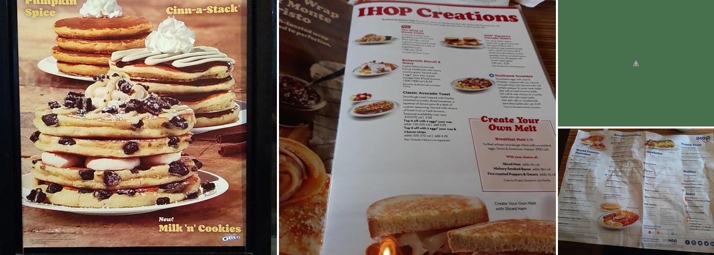 IHOP Menu