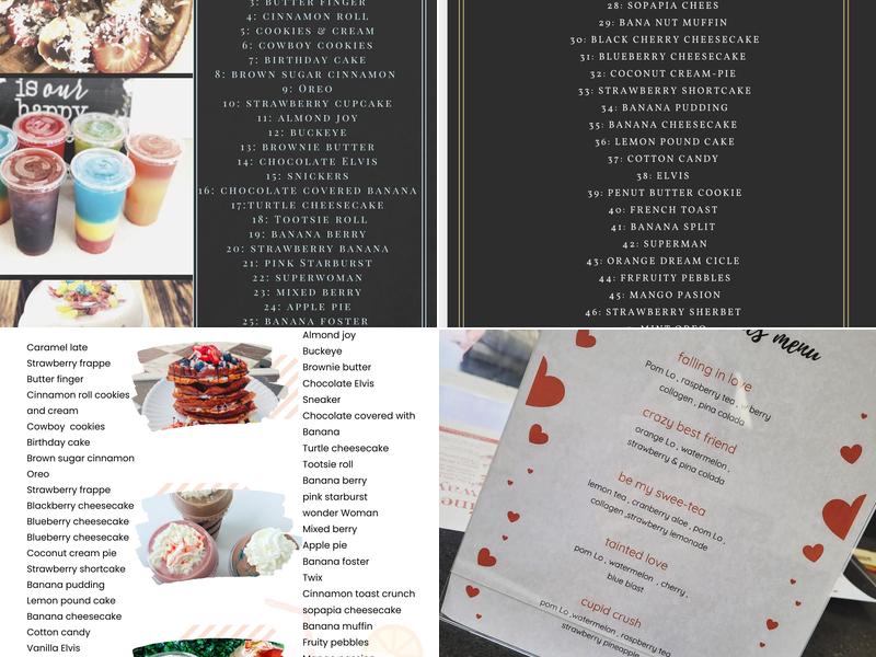 Herbalife the elite nutrition Menu