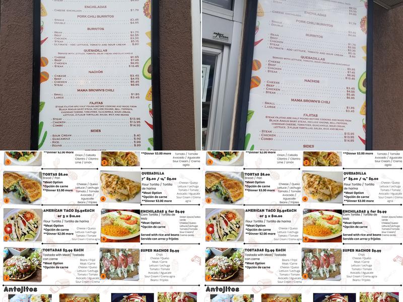 FAST TACO BY LUPITAS MEXICAN STORE LLC Menu