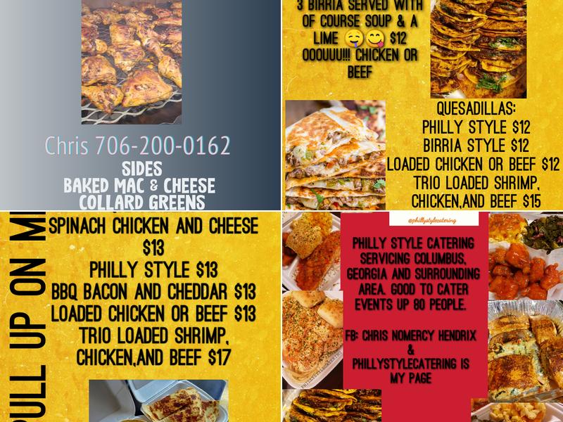 Philly Style Cooking LLC Menu