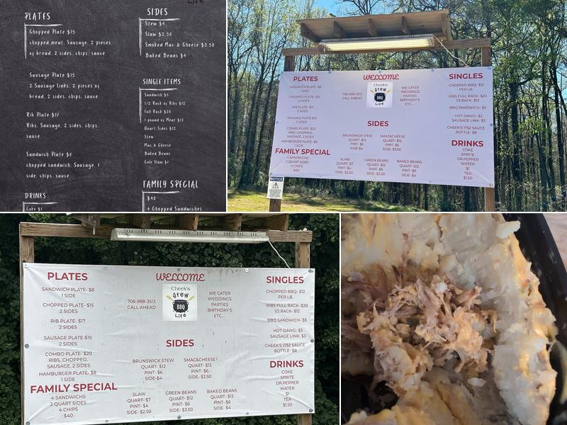 Cheek’s Stew Life BBQ/Doc’s Bar Menu