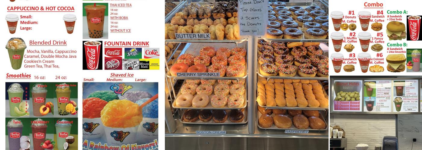 Bosa Donuts Menu