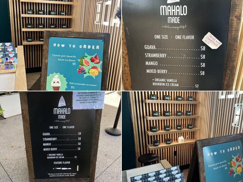 Mahalo Made Menu