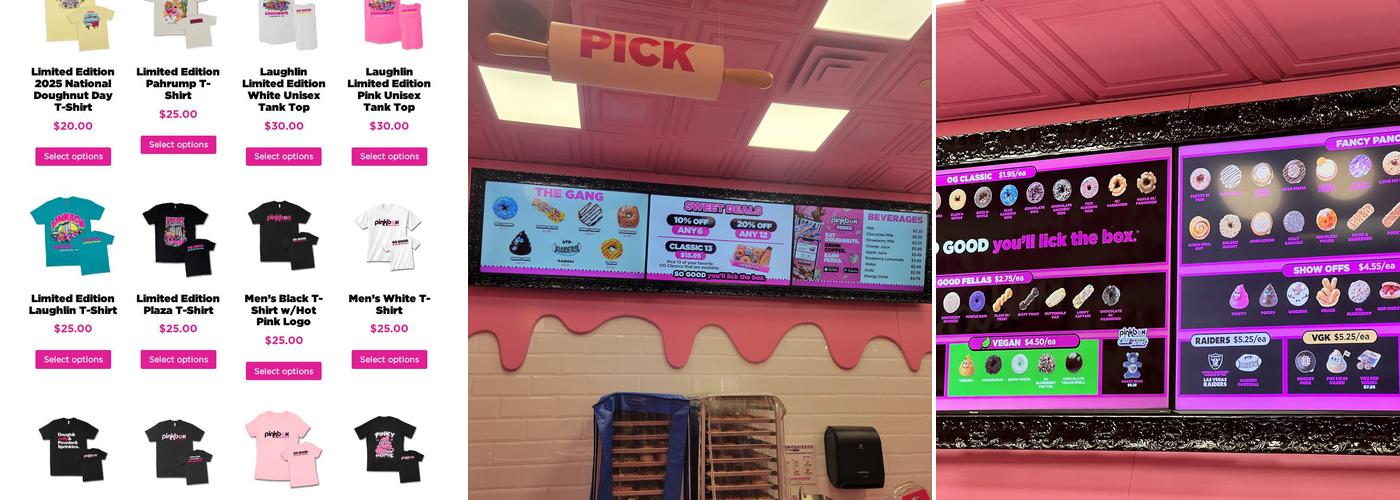 Pinkbox Doughnuts Menu