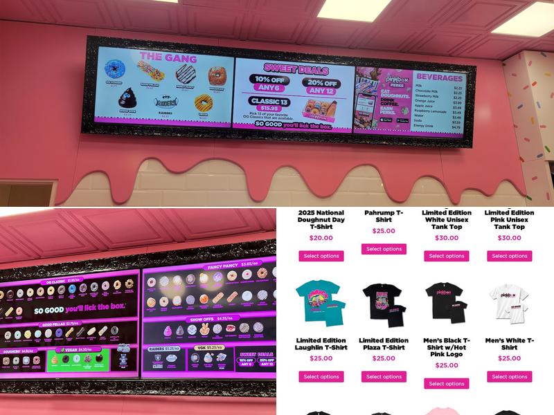 Pinkbox Doughnuts Menu