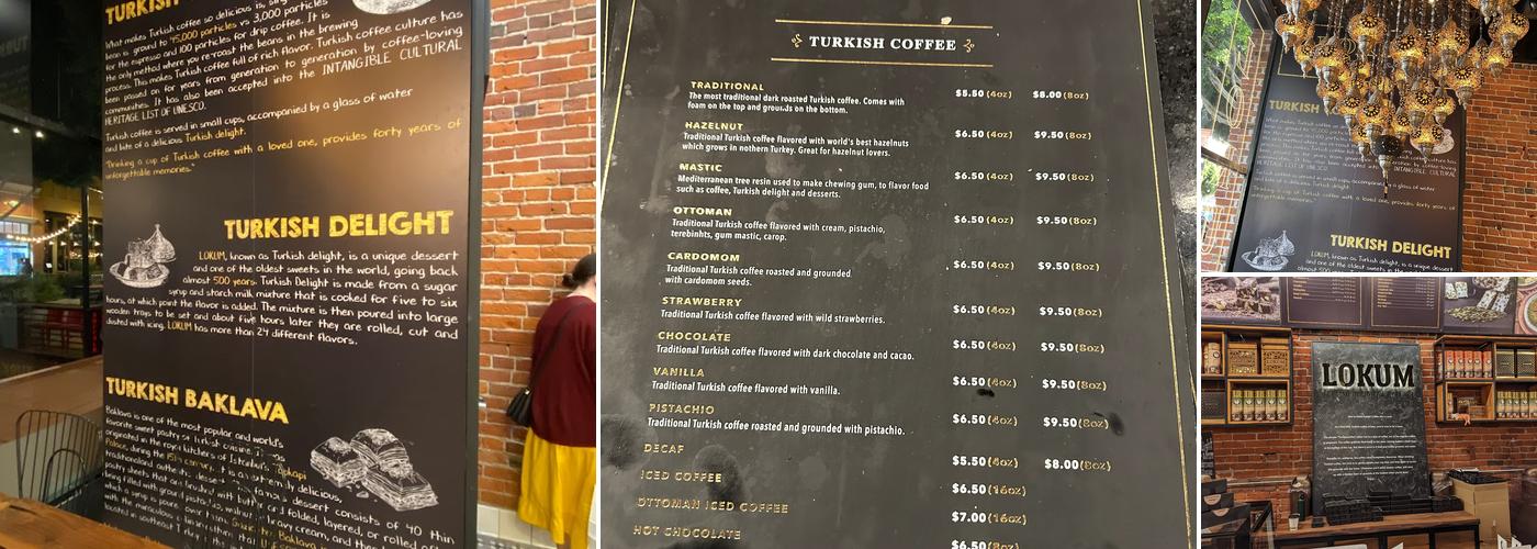 LOKUM Menu