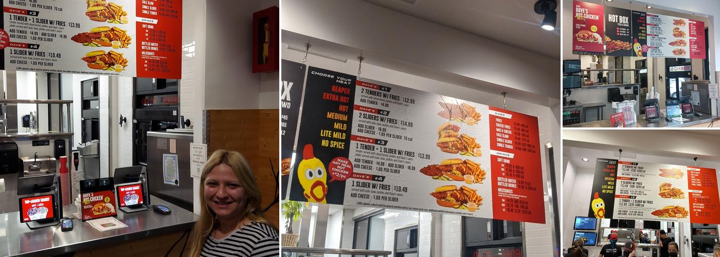 Dave's Hot Chicken Menu