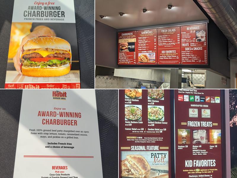 Habit Burger & Grill Menu
