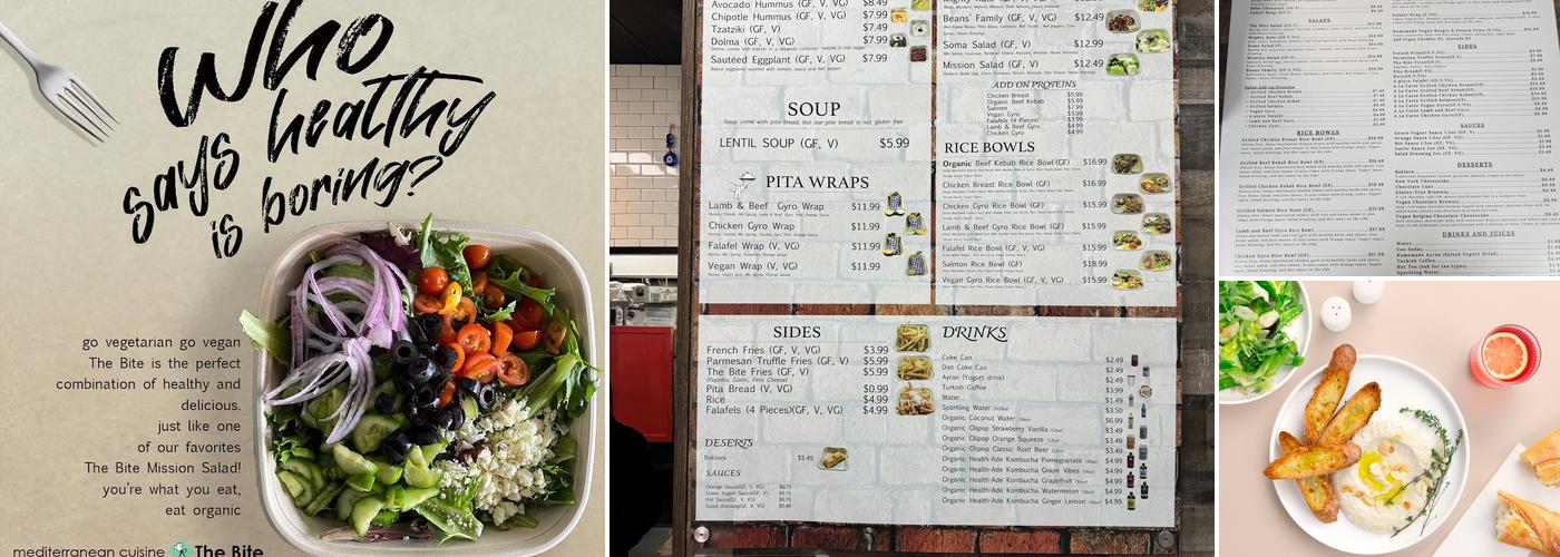 The Bite Menu