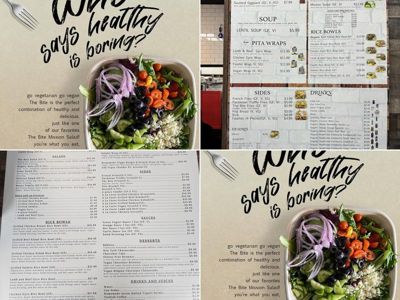 The Bite Menu
