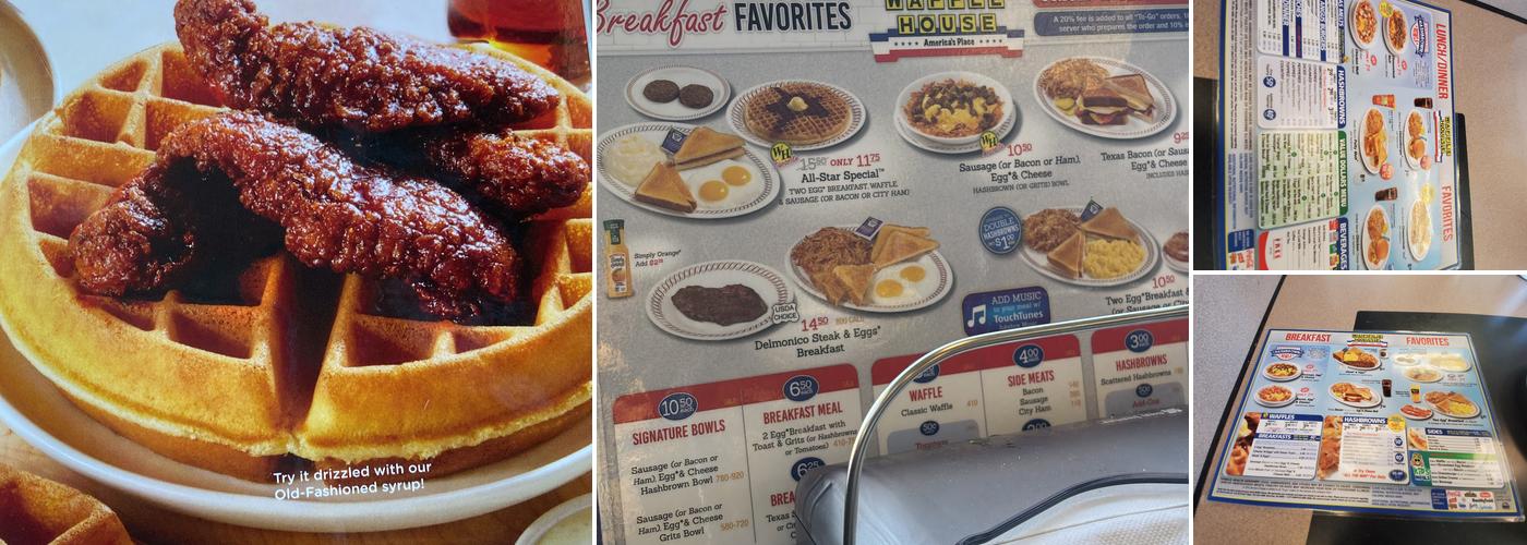 Waffle House Menu