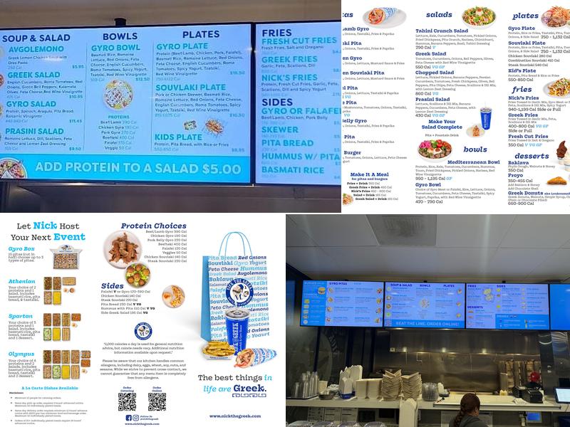 Nick The Greek | Castro Valley Menu