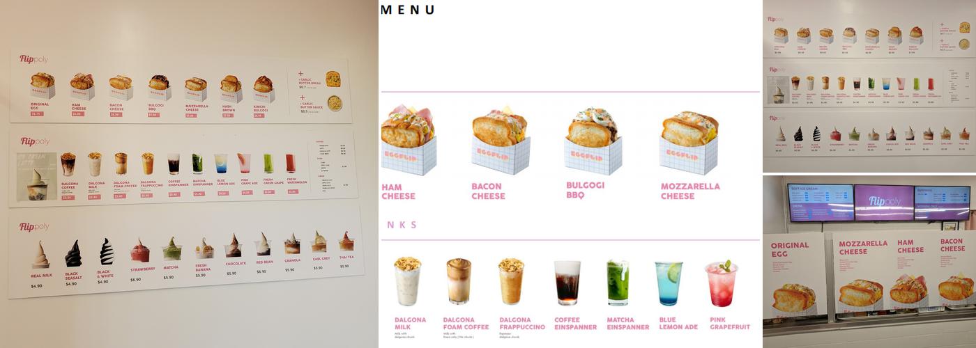Flippoly Menu