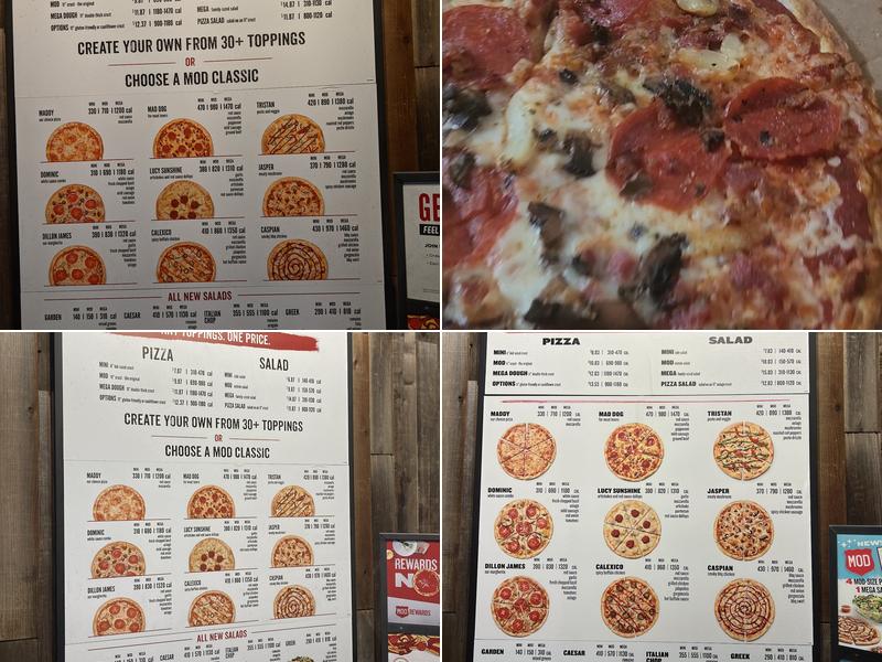 MOD Pizza Menu
