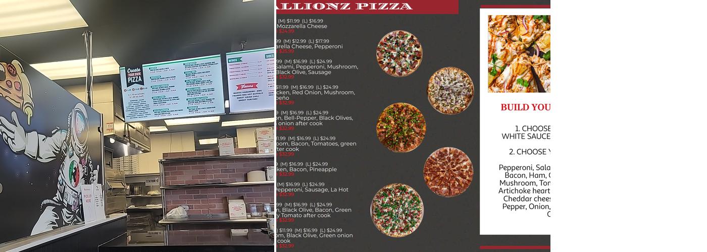 STALLIONZ PIZZA Menu
