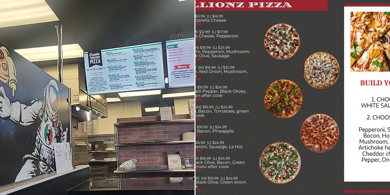 STALLIONZ PIZZA Menu