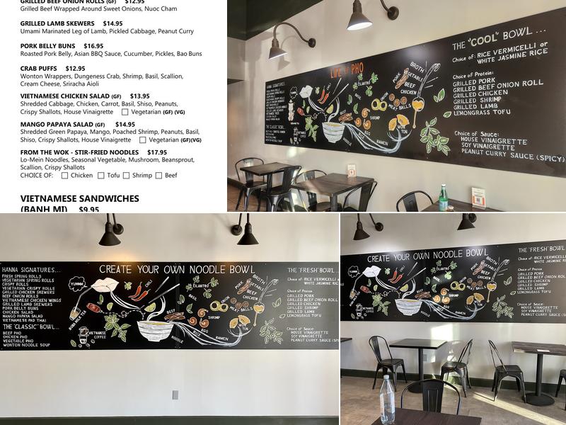 Hanna - Asian Noodle Bar Menu