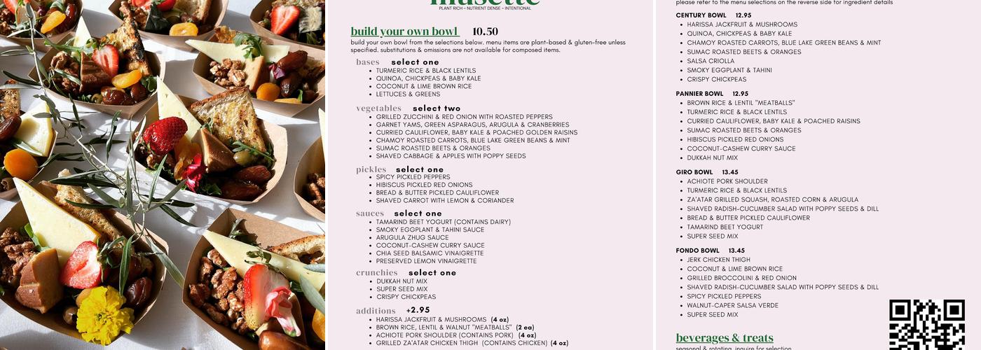 musette Menu