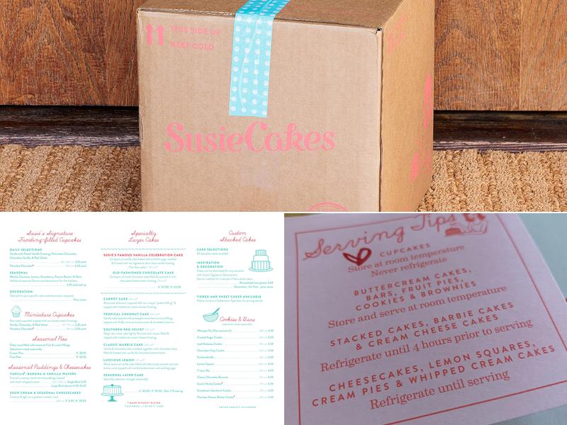 SusieCakes - Pasadena Menu