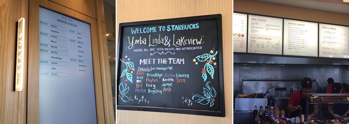 Starbucks Coffee Company Menu
