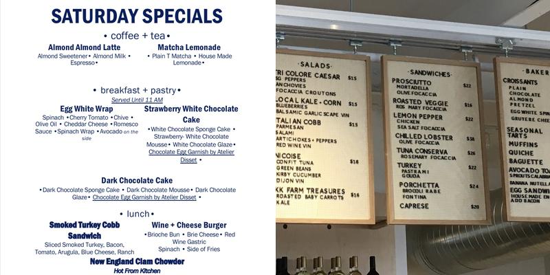 Southold General Menu