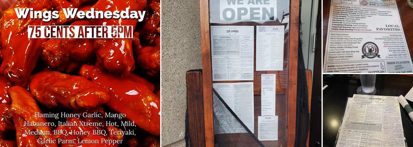 The Corner Pizza Bar Menu