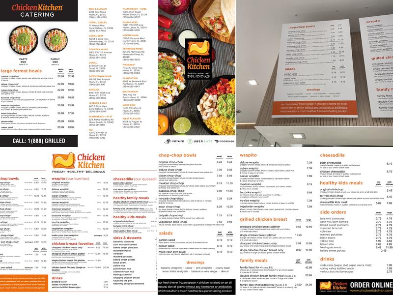 Chicken Kitchen FIU Menu