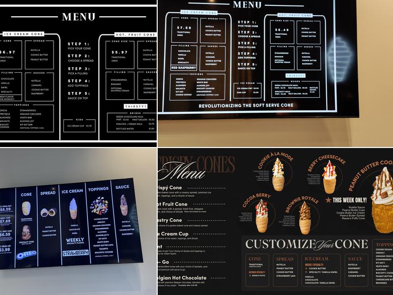 Crispy Cones - Logan Menu