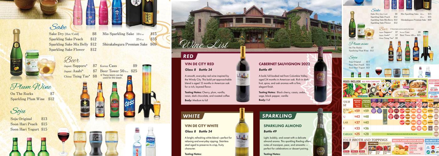 Shabu-Yo Japanese Wagyu Hot Pot Menu