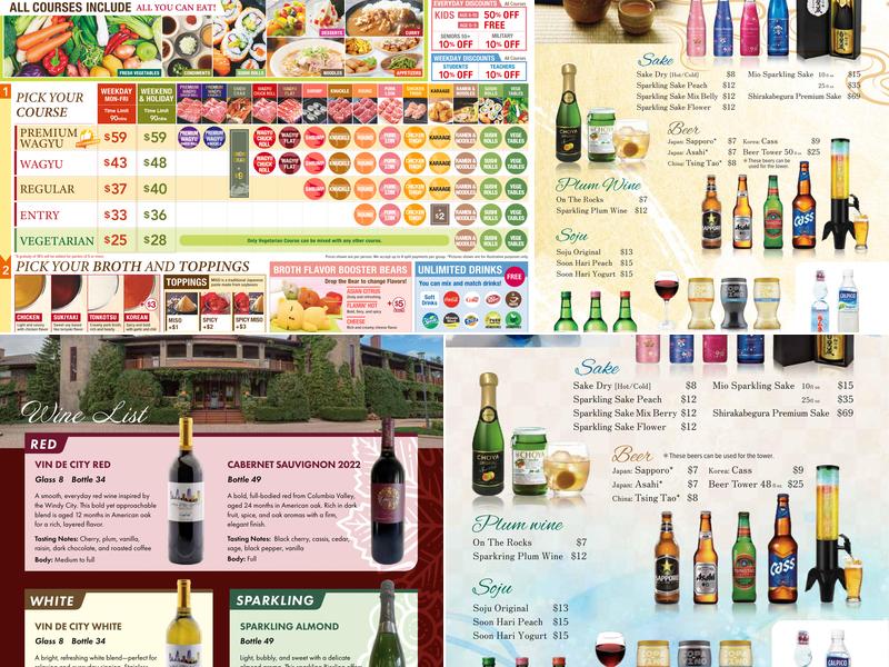 Shabu-Yo Japanese Wagyu Hot Pot Menu