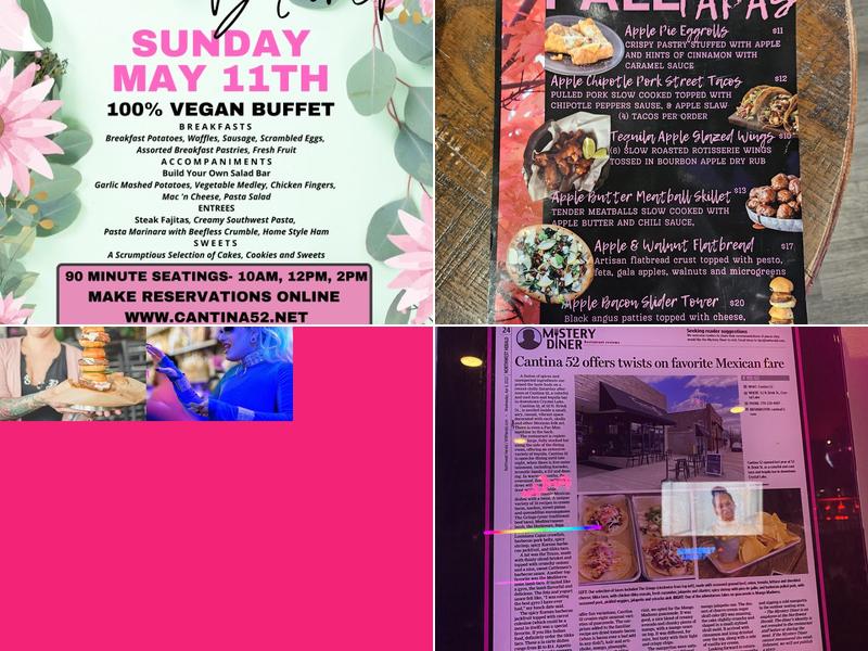 Cantina 52 Menu