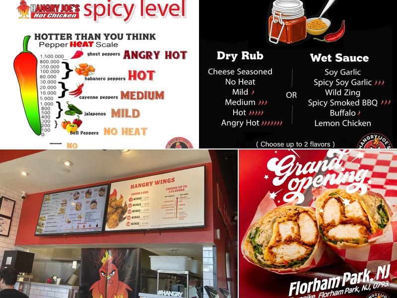 Hangry Joe's Hot Chicken & Wings Menu