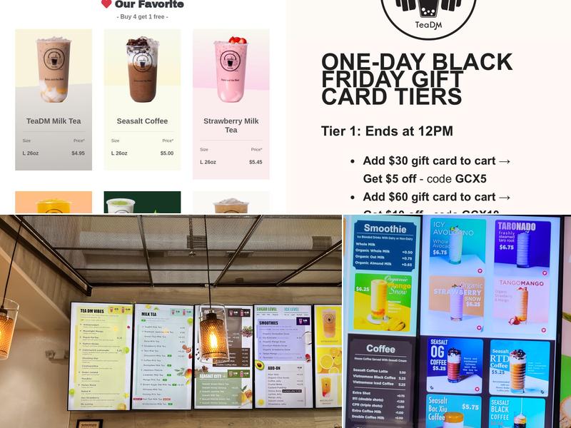 TeaDM Menu