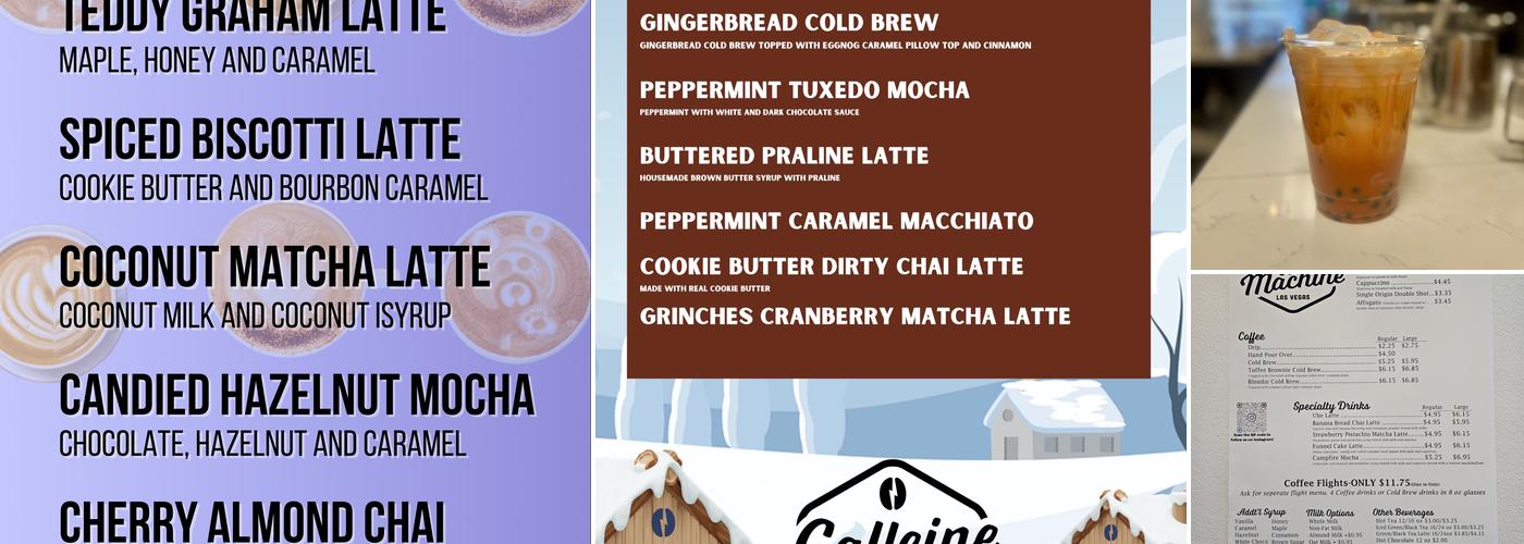 Caffeine Machine Menu